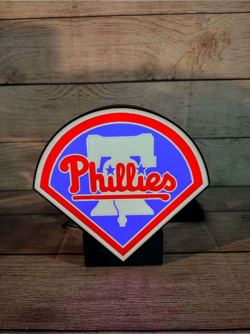 Philadelphia Phillies Custom LED Light Box Multicolor with Remote